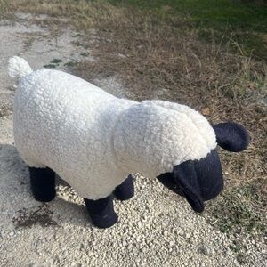 Plush Sheep Toy - White and Black